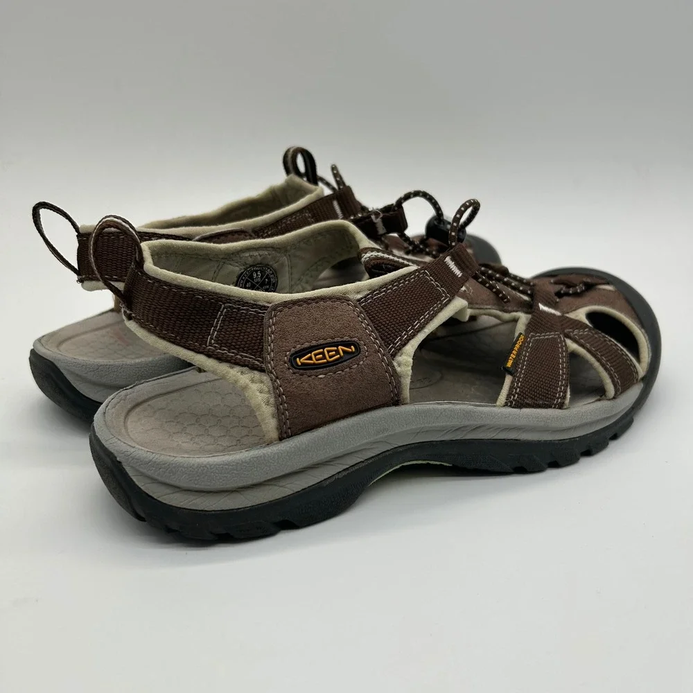 Keen Venice H2 Sandals Women 9.5 Brown Waterproof Hiking Gorpcore Sport Shoes